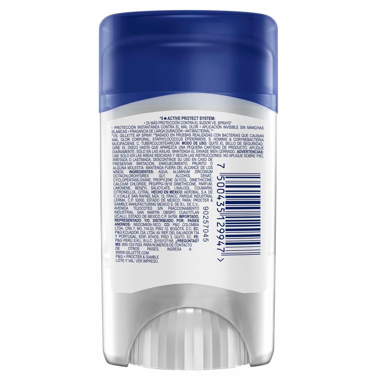 Gel Invisible Antitranspirante Specialized Cool Wave GILLETTE 45 G - Imagen 3