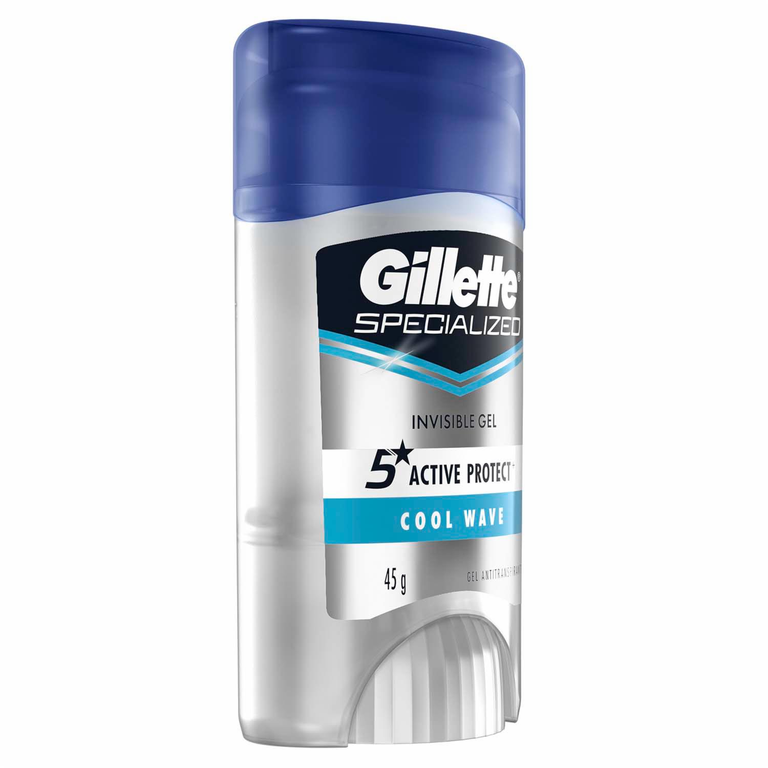 Gel Invisible Antitranspirante Specialized Cool Wave GILLETTE 45 G - Imagen 4