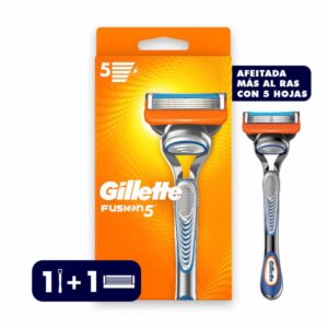 Máquina De Afeitar Caballero Fusion 5 Base GILLETTE Unidad