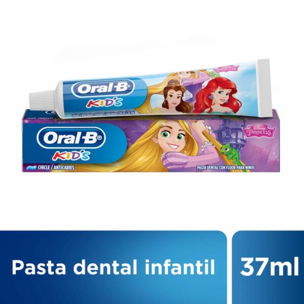 Crema Dental Infantil Princesas Disney ORAL B 37 Ml - Imagen 4