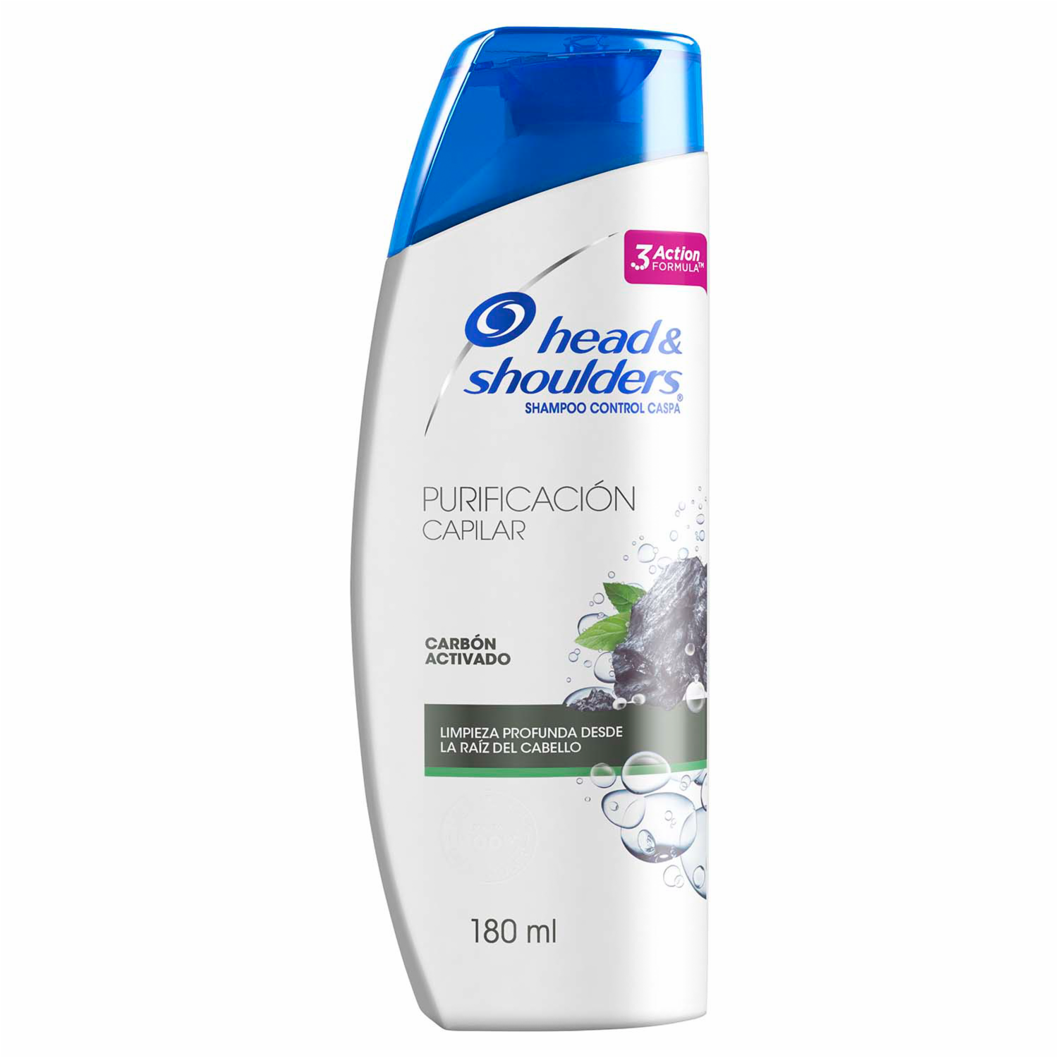 Shampoo De Cabello Carbón Activado HEAD & SHOULDERS 180 Ml