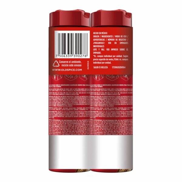 Body Spray Leña OLD SPICE 2 X 96 G - Imagen 2