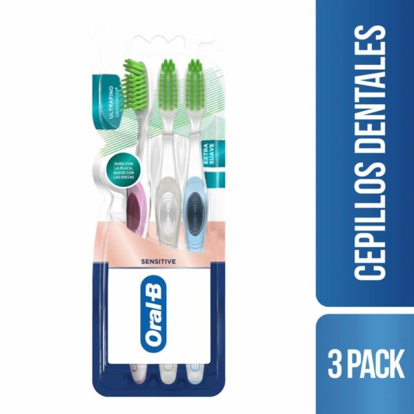 Cepillo Dental Extra Cerdas Suaves ORAL B X3 Uds - Imagen 3