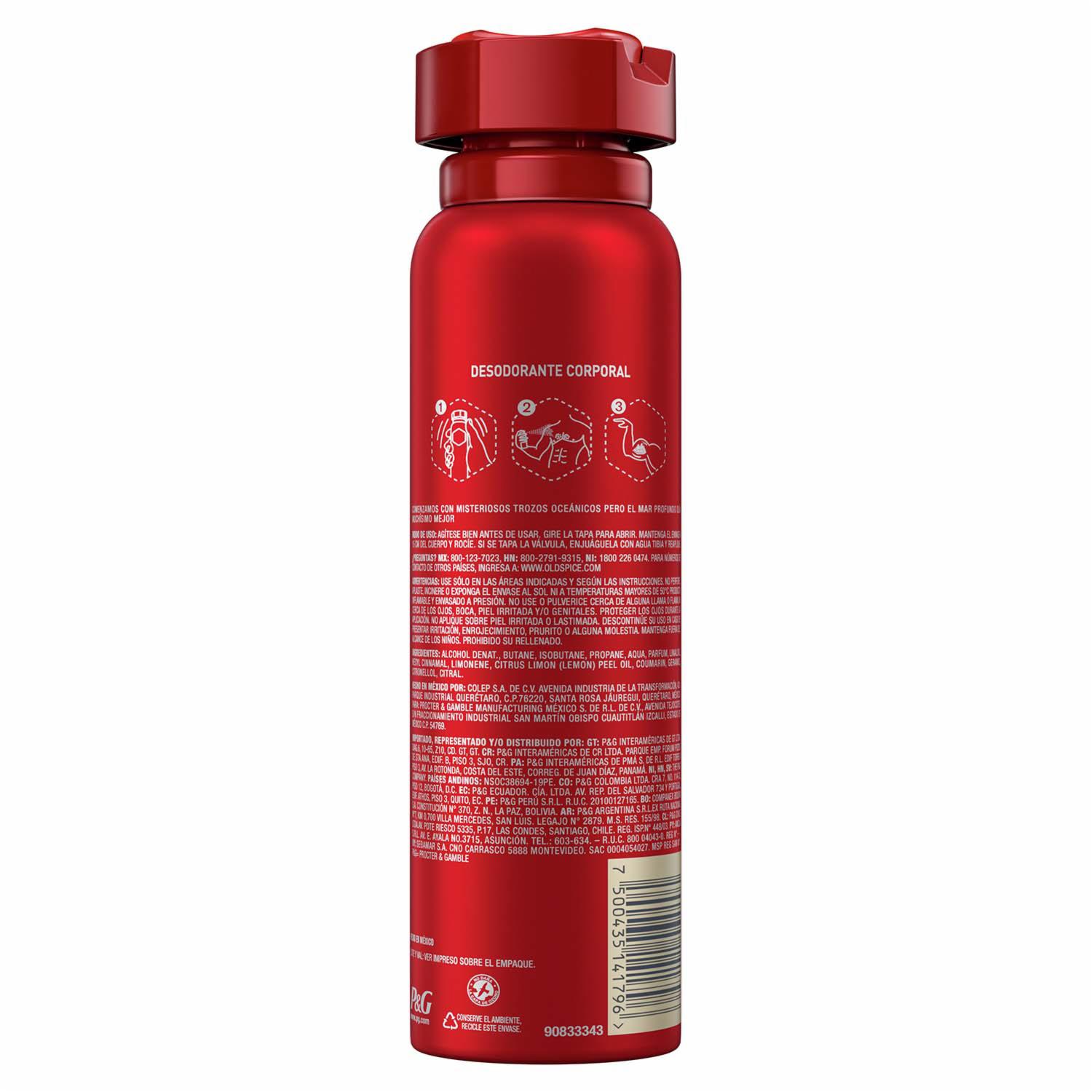 Body Spray Mar Profundo OLD SPICE 96 G - Imagen 2