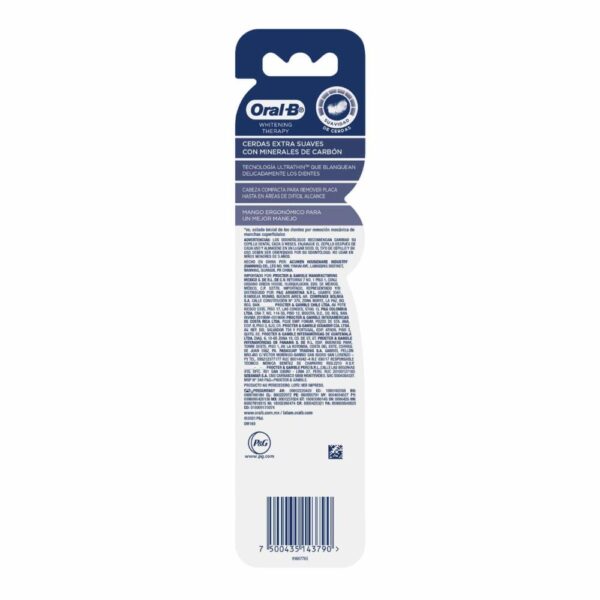 Cepillo Dental Whitening Theraphy ORAL B X2 Uds - Imagen 2