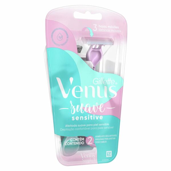 Afeitadora Simply Sensitive Desechable GILLETTE 1x2 Uds - Imagen 4