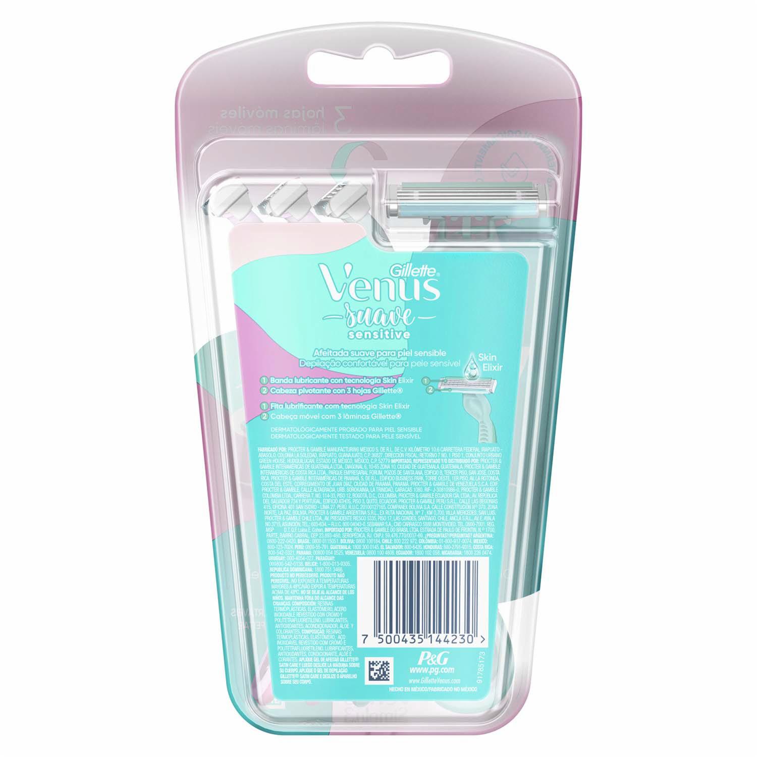 Razuradora Desechable Simply Sensitive Desechable GILLETTE X4 Uds - Imagen 2