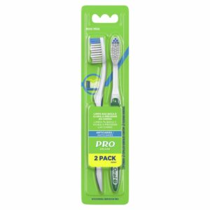 Cepillo Dental Deluxe Anticaries Cerdas Medianas PRO 1x2 Unidades