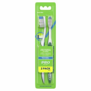 Cepillo Dental Deluxe Anticaries Cerdas Medianas PRO X2 Uds
