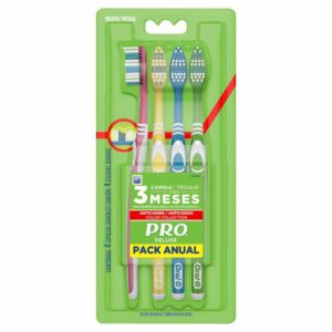 Cepillo Dental Anticaries Colors Cerdas Medianas PRO 1x4 Unidades