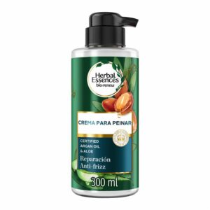 Crema De Peinar Biorenew Aceite de Argán de Marruecos y Aloe HERBAL ESSENCES 300 Ml