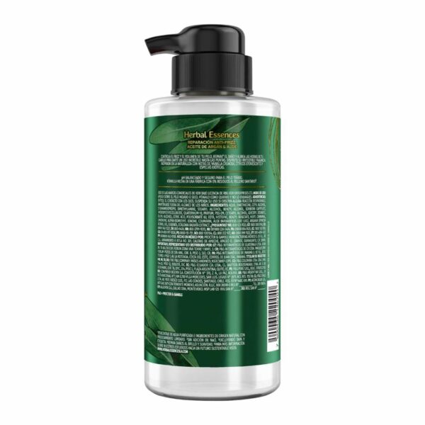 Crema De Peinar Biorenew Aceite de Argán de Marruecos y Aloe HERBAL ESSENCES 300 Ml - Imagen 2