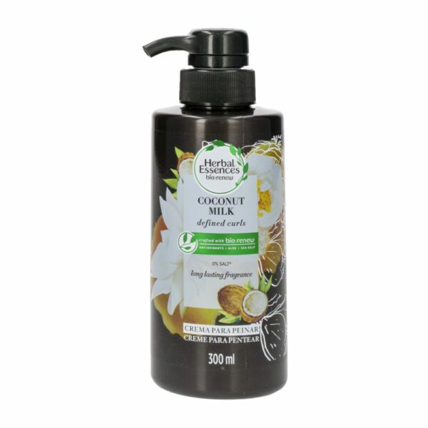 Crema De Peinar Biorenew Leche de Coco y Aloe HERBAL ESSENCES 300 Ml