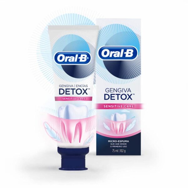 Crema Dental Detox Sensitive Care ORAL B 75 Ml - Imagen 2