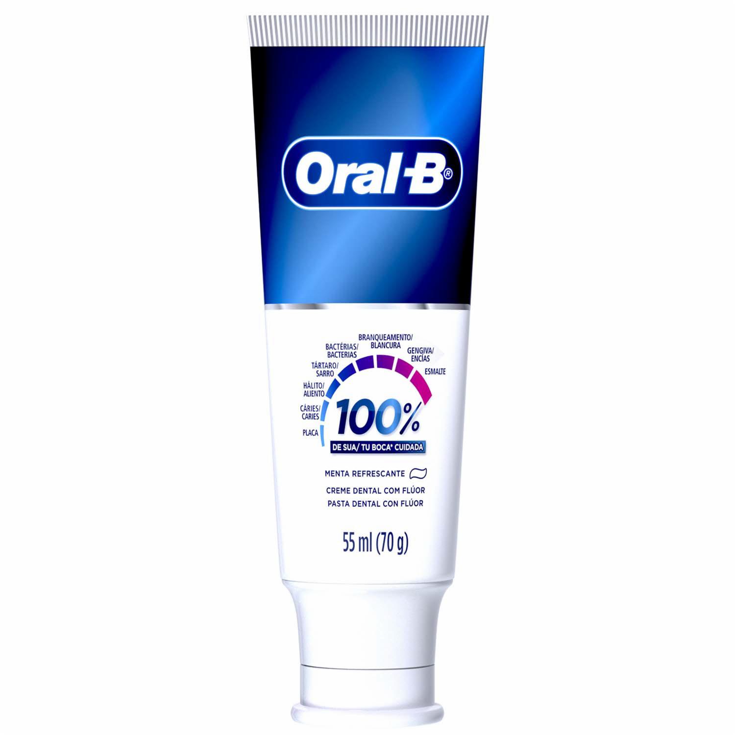 Crema Dental 100% De Tu Boca Cuidada ORAL-B 55 Ml - Imagen 4