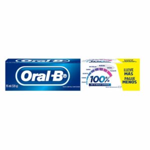 Crema Dental 100% Menta Refrescante ORAL B 95 Ml