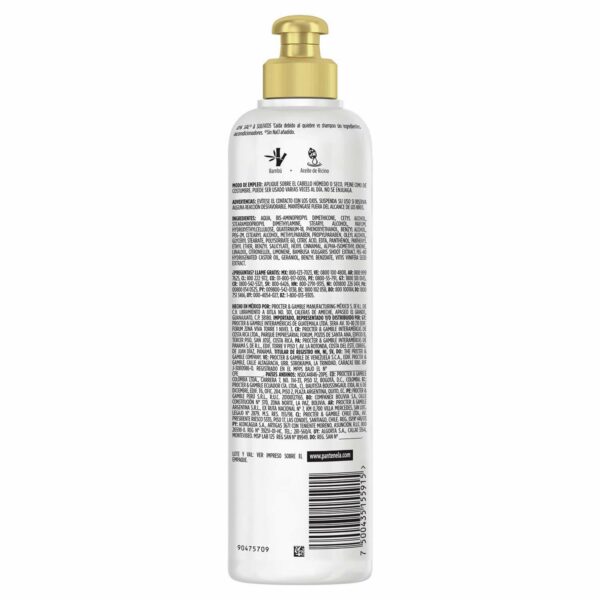 Crema De Peinar Pro-V Bambú Nutre & Crece PANTENE 300 Ml - Imagen 2