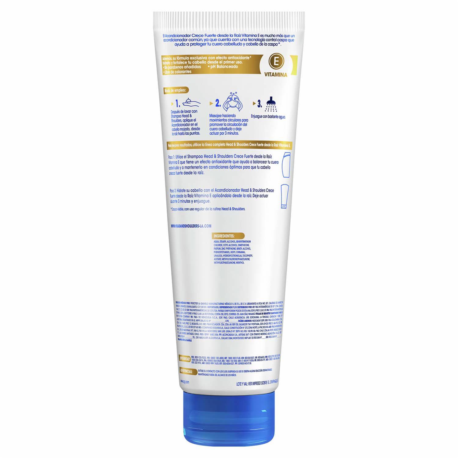 Acondicionador De Cabello Dermo Vitamina E HEAD & SHOULDERS 300 Ml