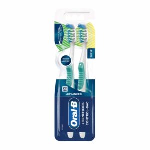 Cepillo Dental 7 Beneficios Control-Bac ORAL B 1x2 Unidades