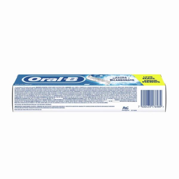 Crema Dental Extra Blancura Bicarbonato ORAL B 150 Ml - Imagen 2
