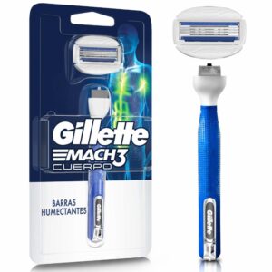 Máquina De Afeitar Caballero Para El Cuerpo Mach 3 GILLETTE Unidad