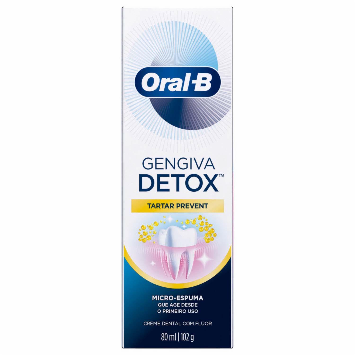 Pasta Dental Detox Tartar ORAL-B 80 Ml