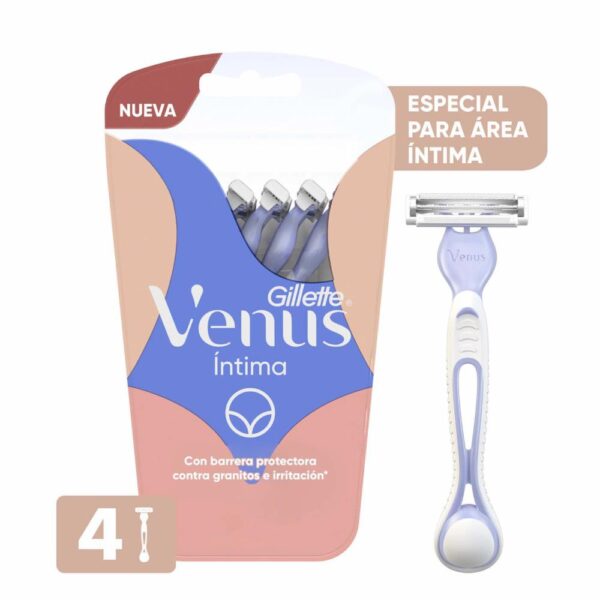 Afeitadora Para Dama Intima VENUS X4 Uds - Imagen 2