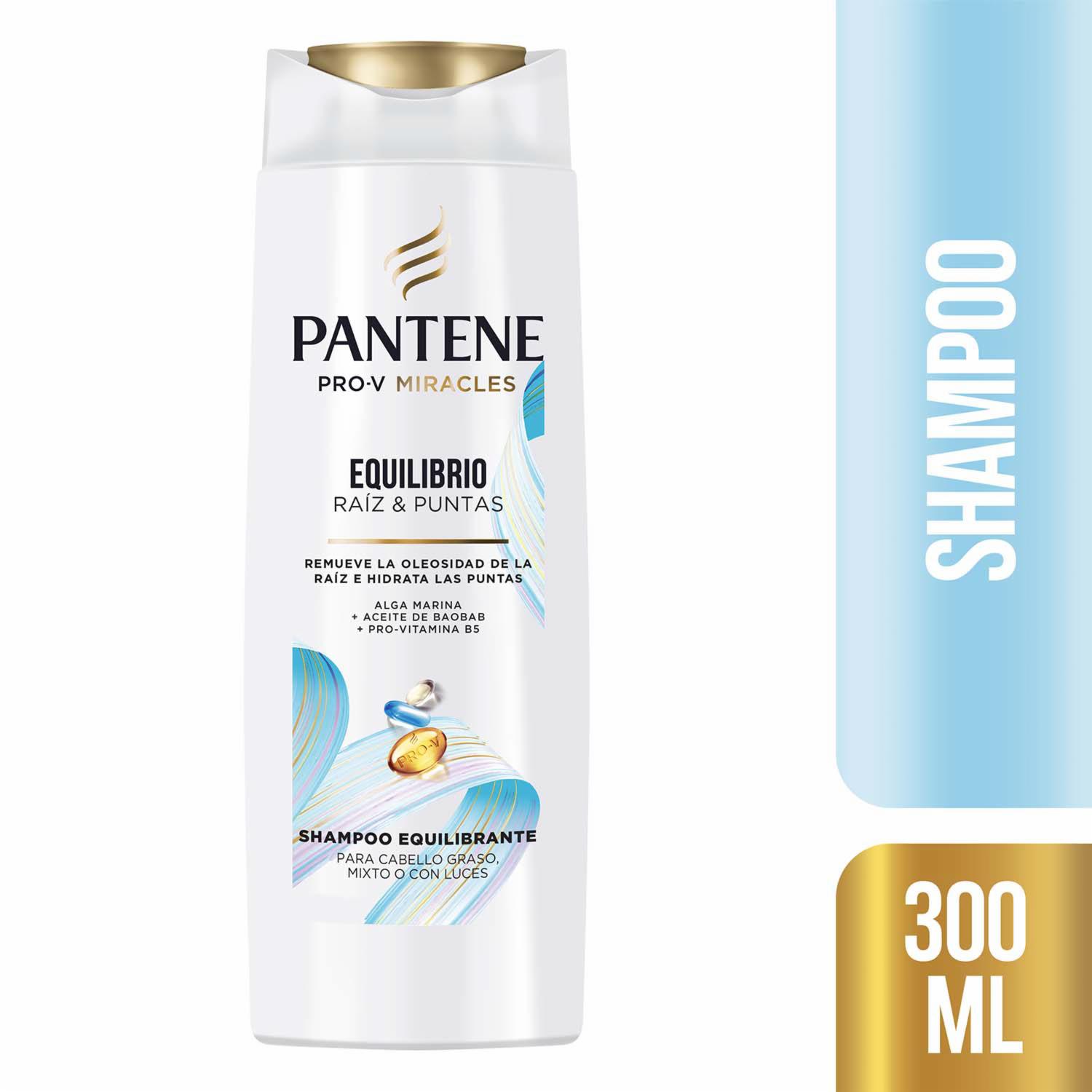 Shampoo De Cabello Equilibrio Raíz y Puntas Pro-V Miracles PANTENE 300 Ml