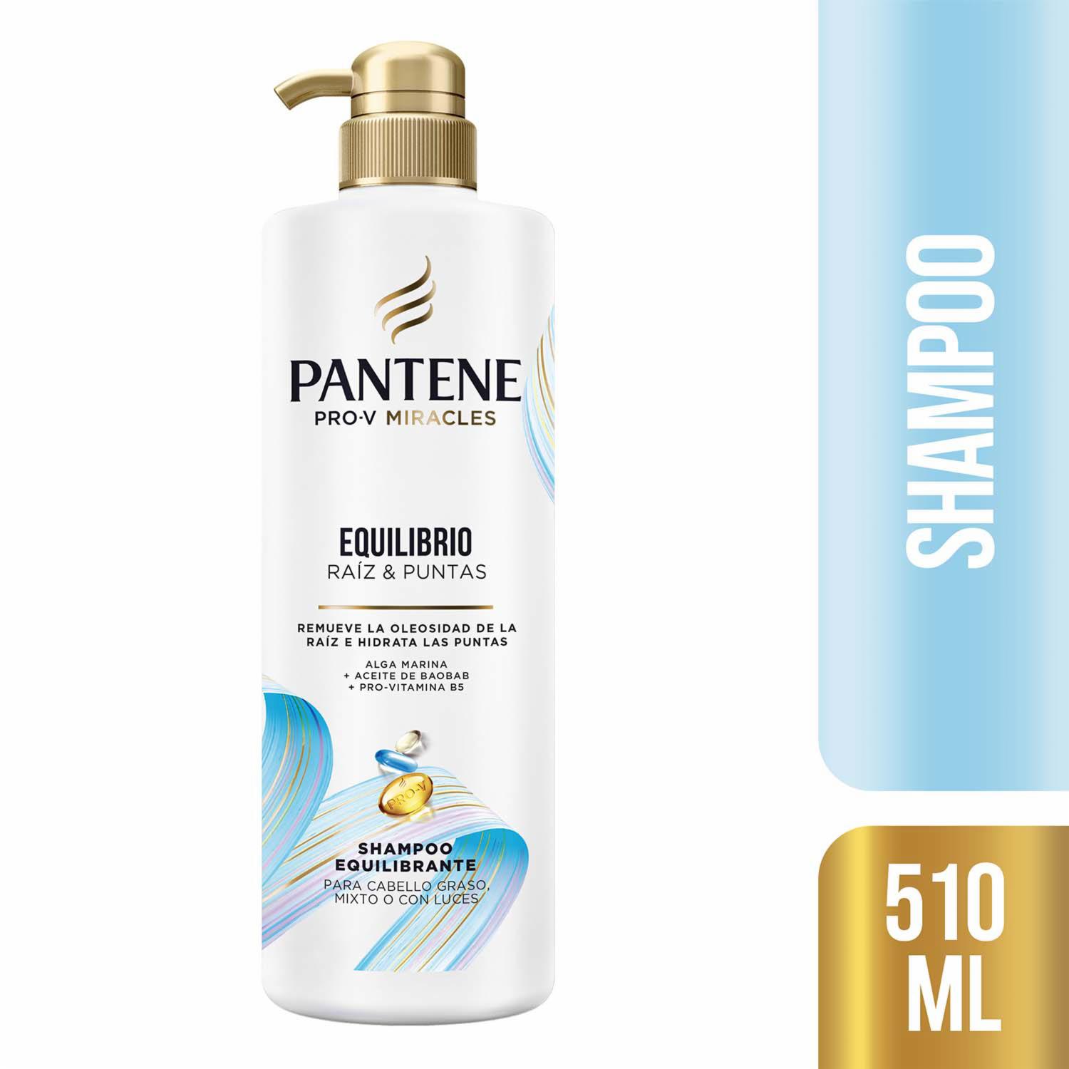 Shampoo Equilibrio Raíz y Puntas Pro-V Miracles PANTENE 510 Ml - Imagen 3