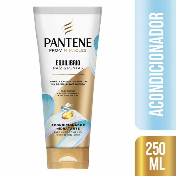 Acondicionador Equilibrio Raíz y Puntas Pro-V Miracles PANTENE 250 Ml - Imagen 3