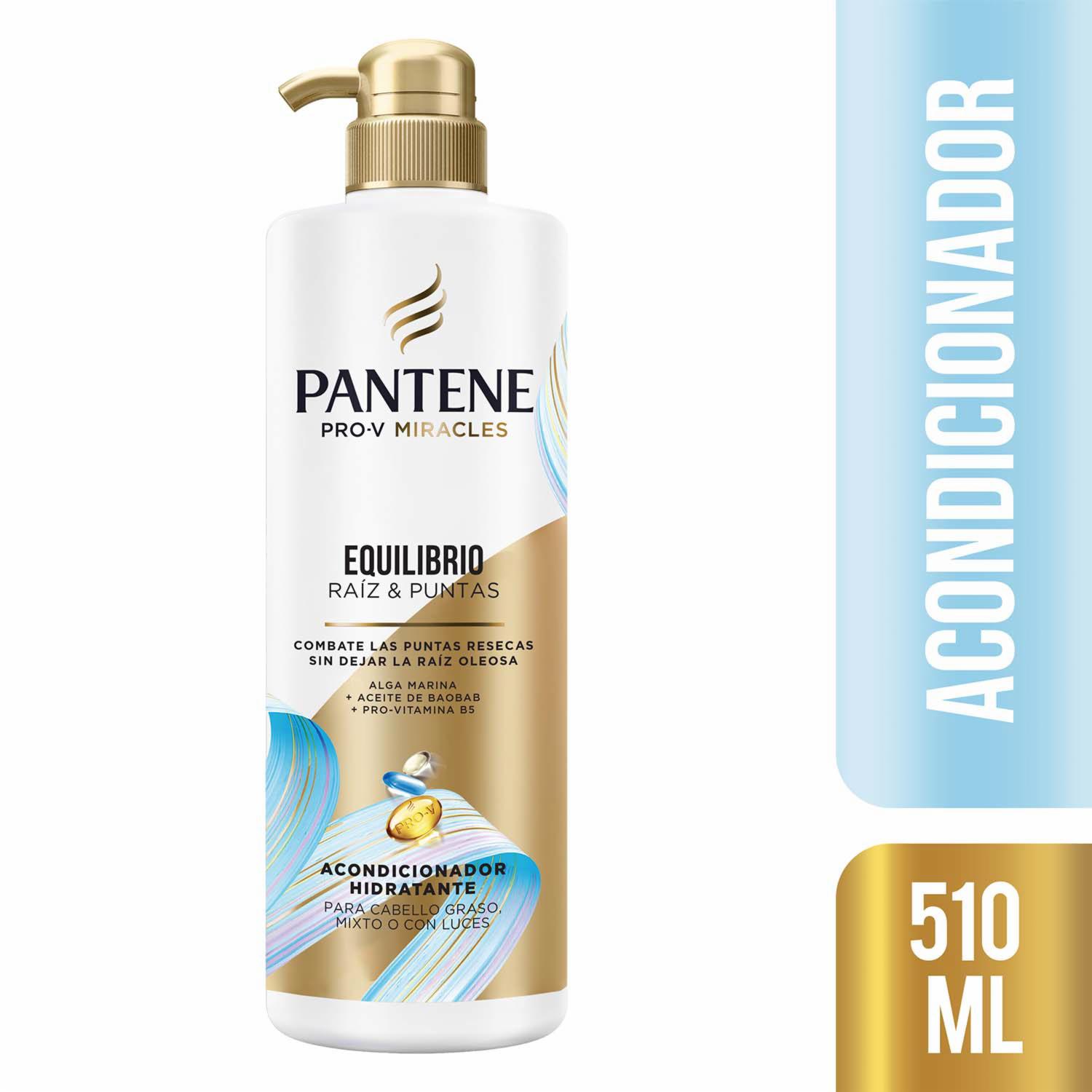 Acondicionador De Cabello Equilibrio Raíz y Puntas Pro-V Miracles PANTENE 510 Ml