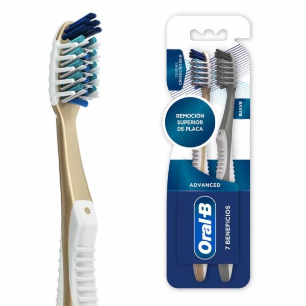Cepillo Dental Crossaction Vitalizer Cerdas Suaves ORAL B Unidad - Imagen 2