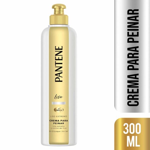Crema Para Peinar Pro-V Liso PANTENE 300 Ml - Imagen 3