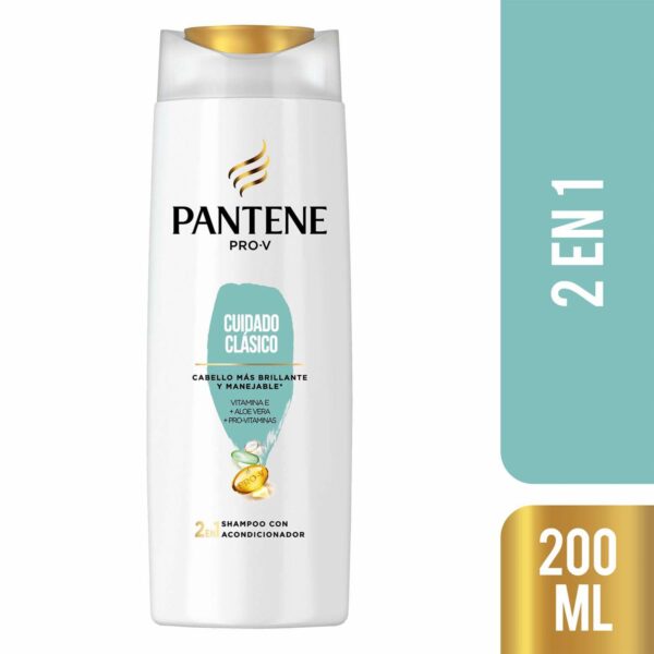 Shampoo Y Acondicionador 2En1 Cuidado Clásico 200 Ml PANTENE 200 Ml - Imagen 2