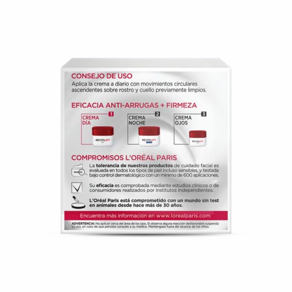 Crema Facial De Día Anti Arrugas + Extra Firmeza Revitalift L´ORÉAL 50 Ml - Imagen 5