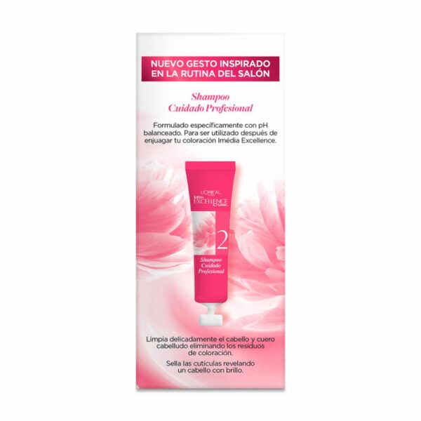 Tinte Para Cabello Tono 7.1 Rubio Cenizo EXCELLENCE L´ORÉAL 1 Kit - Imagen 3