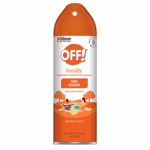 Repelente De Mosquitos En Aerosol OFF 170 G