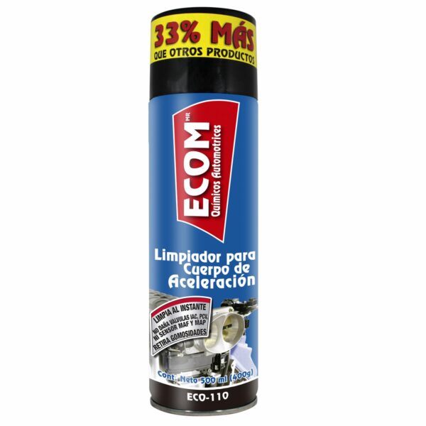 Aditivo Limpiador De Cuerpo De Aceleración ECOM 500 Ml - Imagen 2