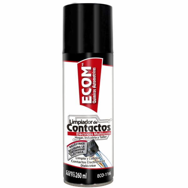 Limpiador De Contactos Eléctricos ECOM 260 Ml - Imagen 2