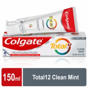 Crema Dental Total 12 Clean Mint Con Zinc COLGATE 150 Ml
