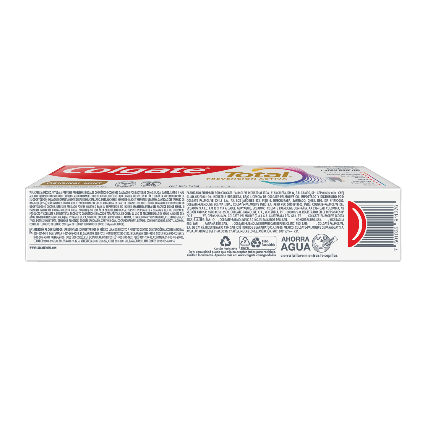 Crema Dental Total Original Mint COLGATE 150 Ml - Imagen 2