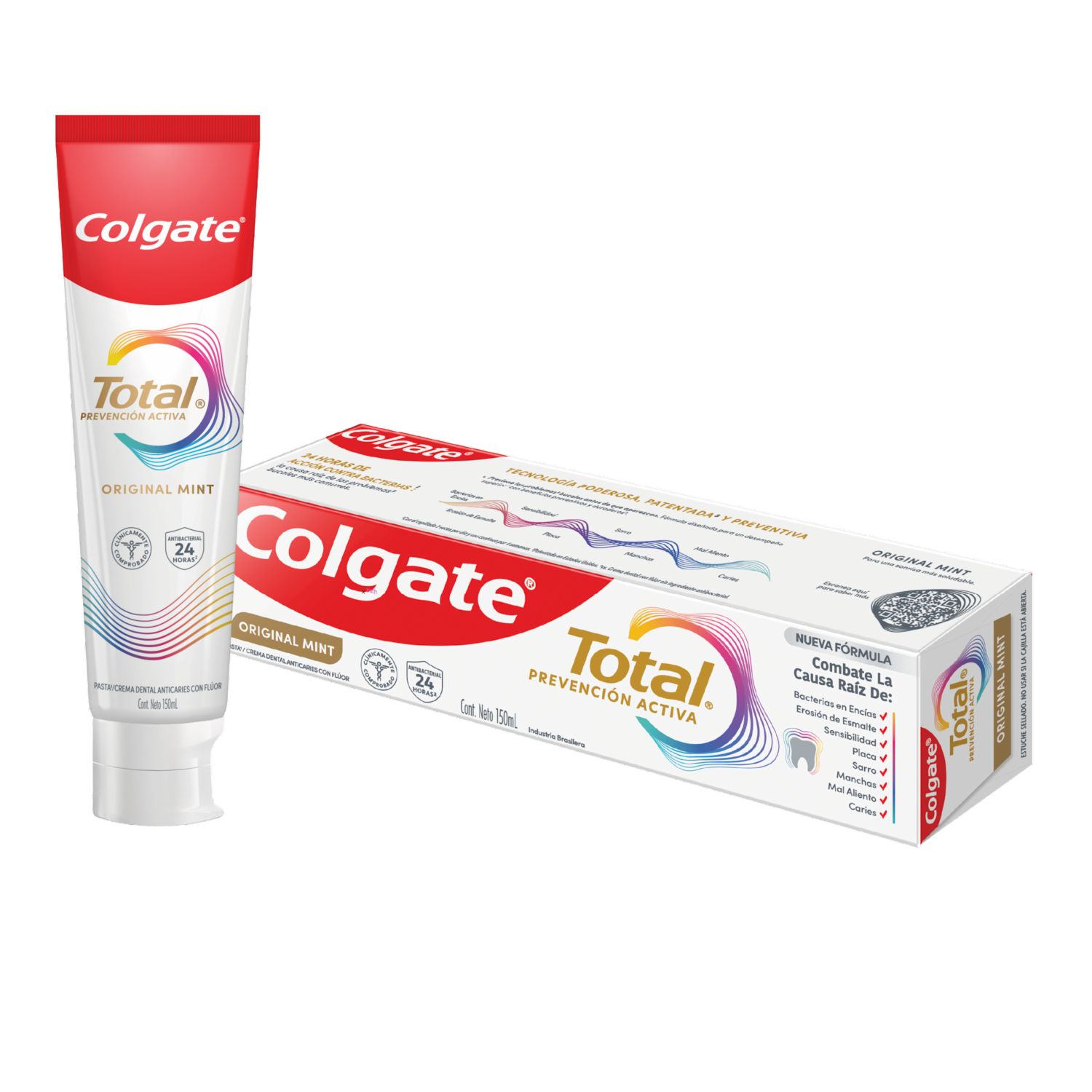Crema Dental Total Original Mint COLGATE 150 Ml - Imagen 4