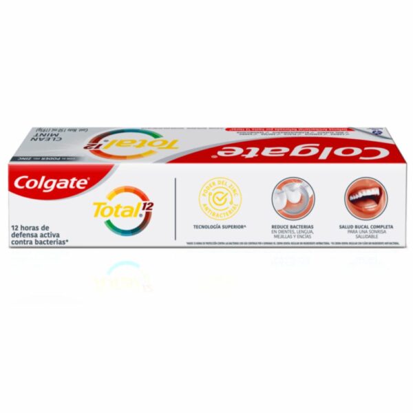 Crema Dental Total 12 Clean Mint Con Zinc COLGATE 150 Ml - Imagen 7