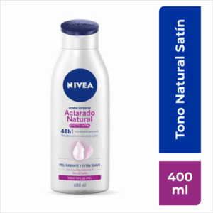 Crema Corporal Tono Natural Efecto Satín NIVEA 400 Ml