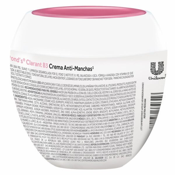 Crema Facial Clarant B3 Seca 50G. POND'S 50 G - Imagen 2