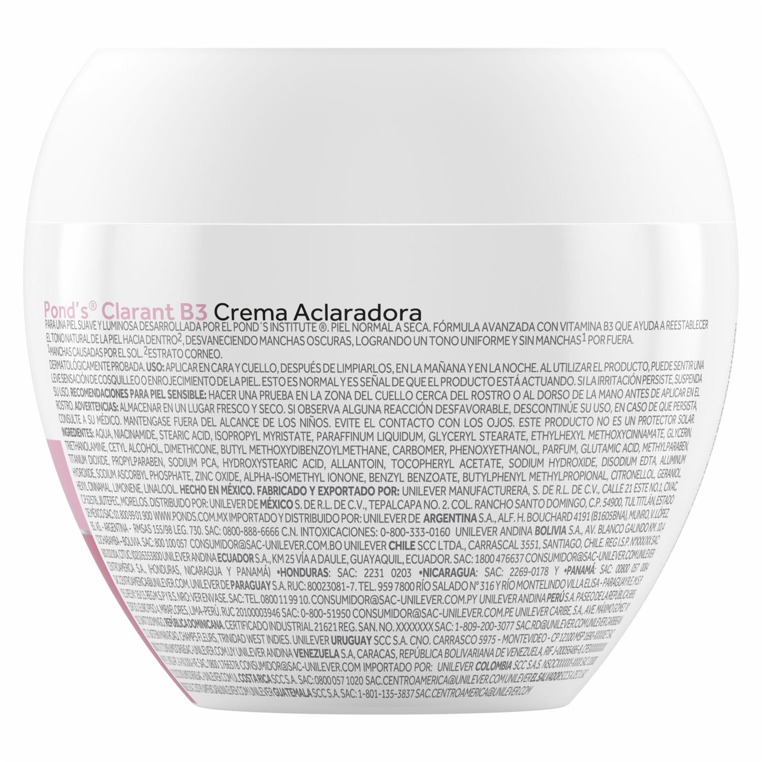 Crema Facial Clarant B3 Seca POND'S 100 G - Imagen 2