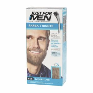 Tinte Para Barba Y Bigote En Gel Sin Amoníaco N° B-25 Castaño JUST FOR MEN 1 Kit