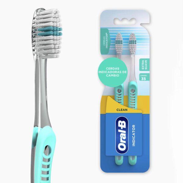 Cepillo Dental Pro Salud Indicator Plus ORAL B X2 Uds - Imagen 3