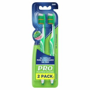 Cepillo Dental Múltiple Acción 40 Cerdas Suaves PRO X2 Uds