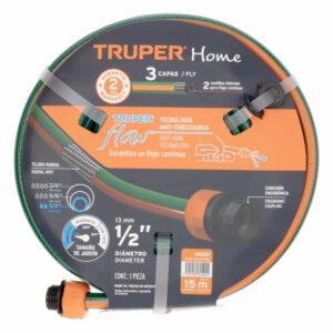Manguera De Jardín 1/2"*15Mt TRUPER Unidad